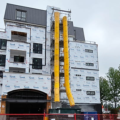 Scaffolding Debris Chute
